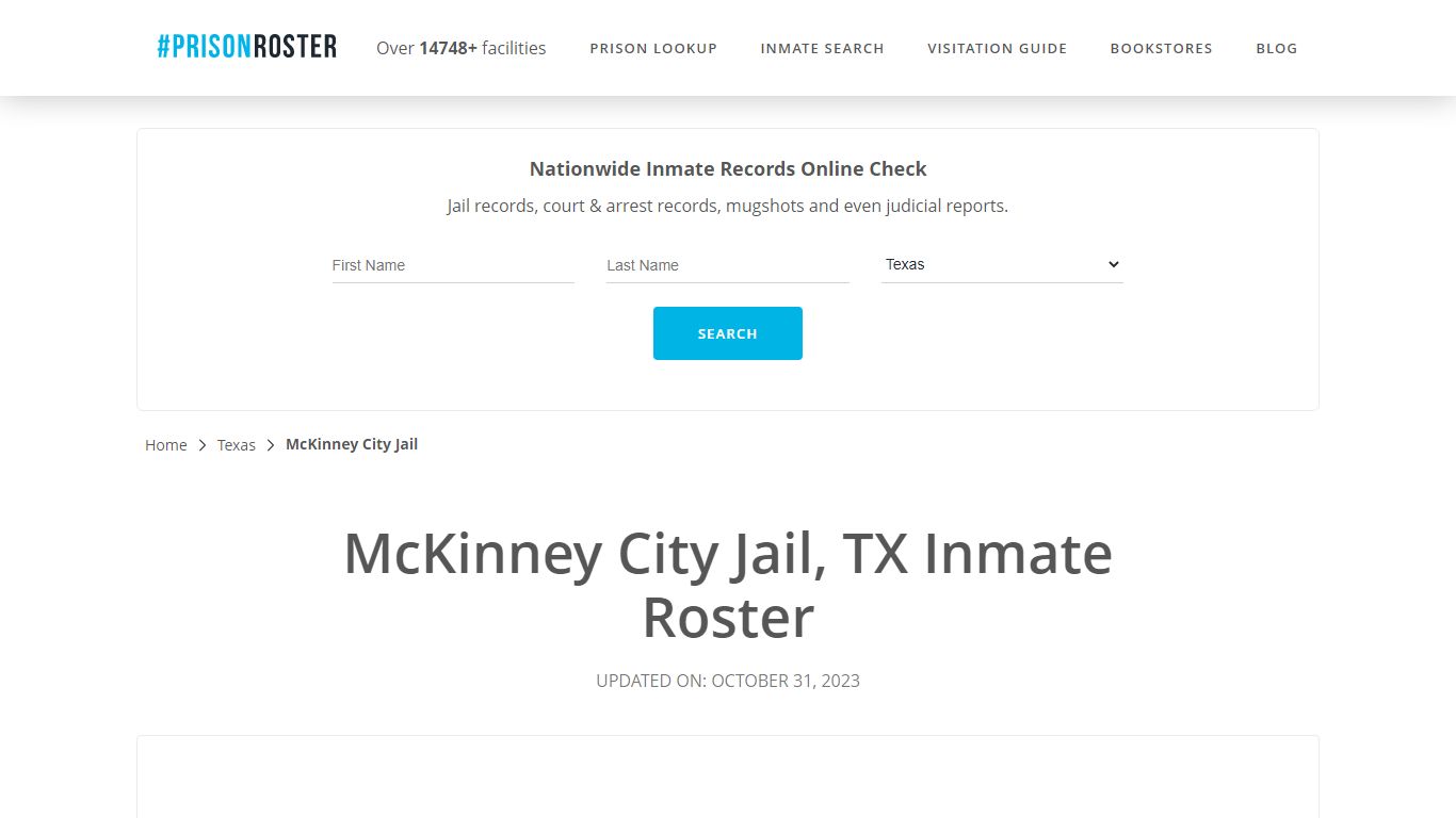 McKinney City Jail, TX Inmate Roster - Prisonroster